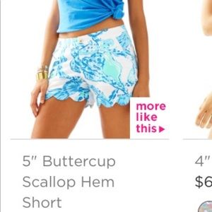 Lilly Pulitzer Seashell Scalloped Shorts